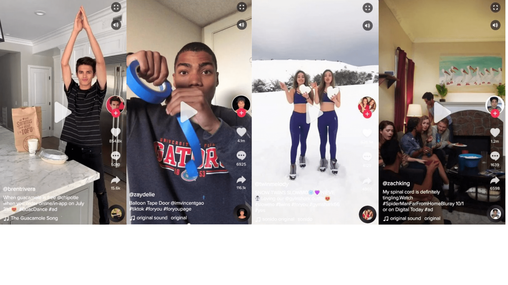 TikTok users using the digital app.